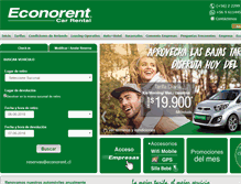 Tablet Screenshot of econorent.cl